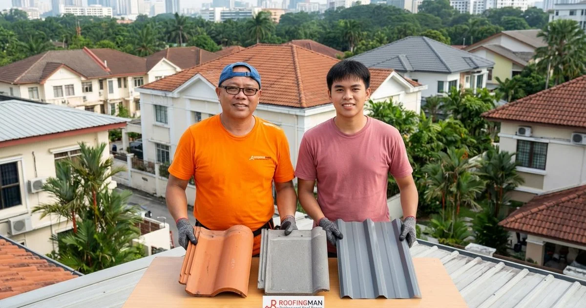 Clay Tile vs Concrete Tile vs Metal Roof: A Malaysian Homeowner's Guide