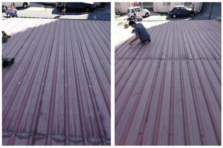 Roof repair project in Puchong